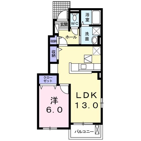 ラディーチェの物件間取画像